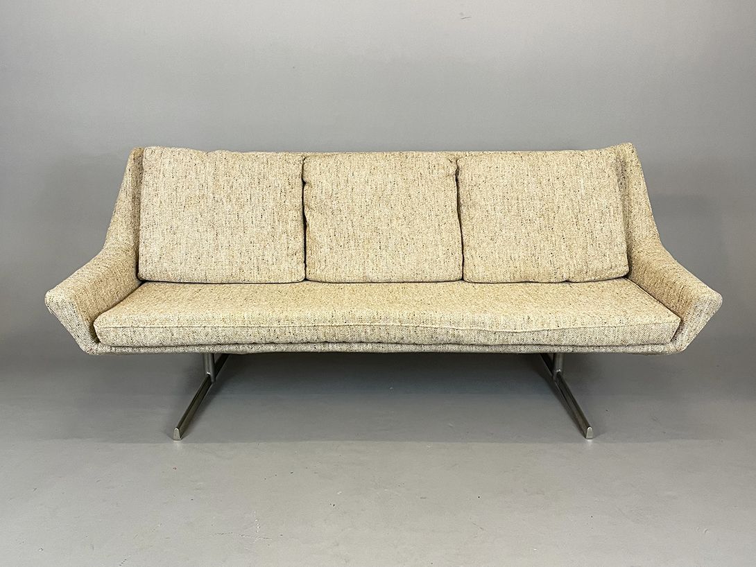 Foto Wilhelm Knoll by Bert Lieber Beige Sofa 3-Seater 1961