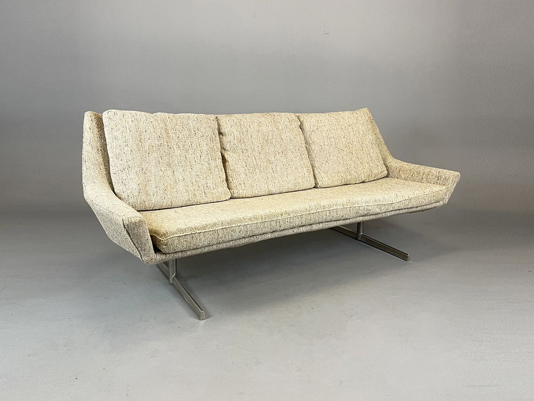 Foto Wilhelm Knoll by Bert Lieber Beige Sofa 3-Seater 1961