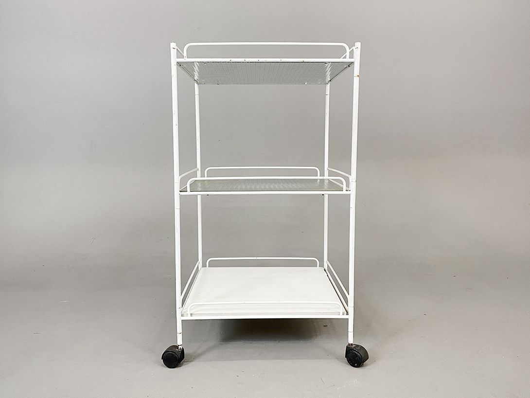 Foto White Hospital Trolley h82x46x46