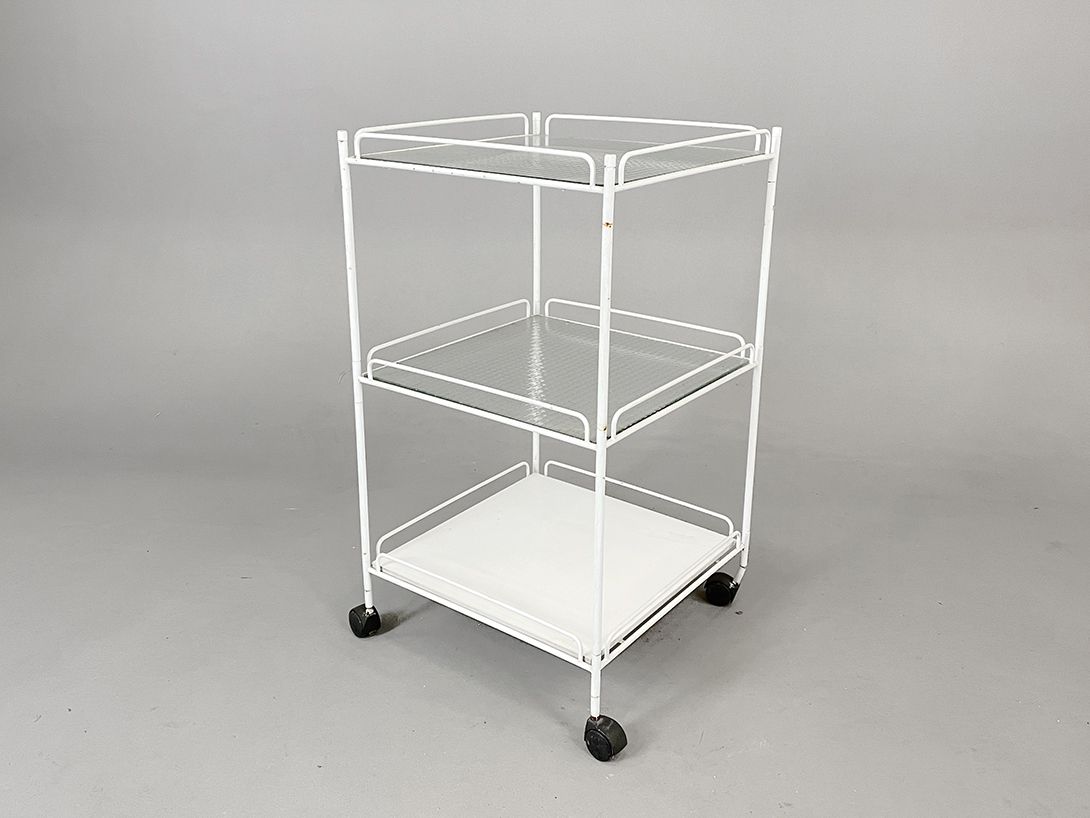 Foto White Hospital Trolley h82x46x46