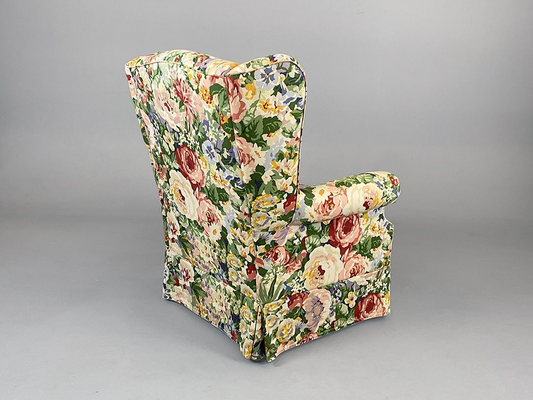 Foto Flowered Upholstered Armchair