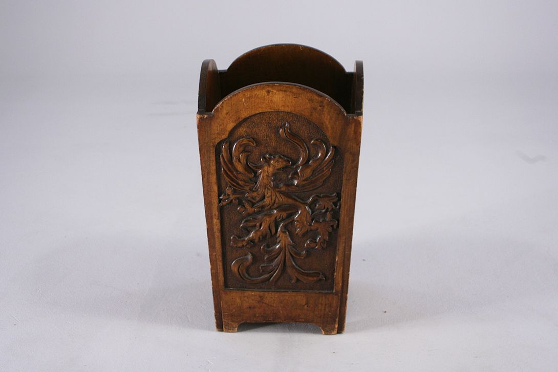 Foto Engraved Wooden Fairytale Paper Bin