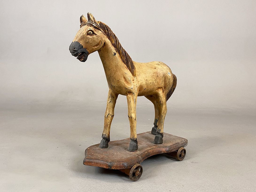 Foto Antique Horse Children&#8217;s Toy h40