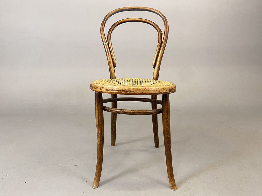 Foto Thonet Bentwood Chair Rattan Seat h90x42