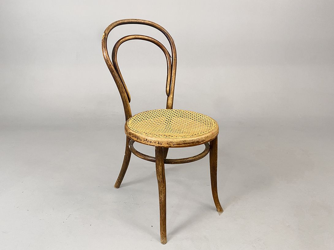 Foto Thonet Bentwood Chair Rattan Seat h90x42