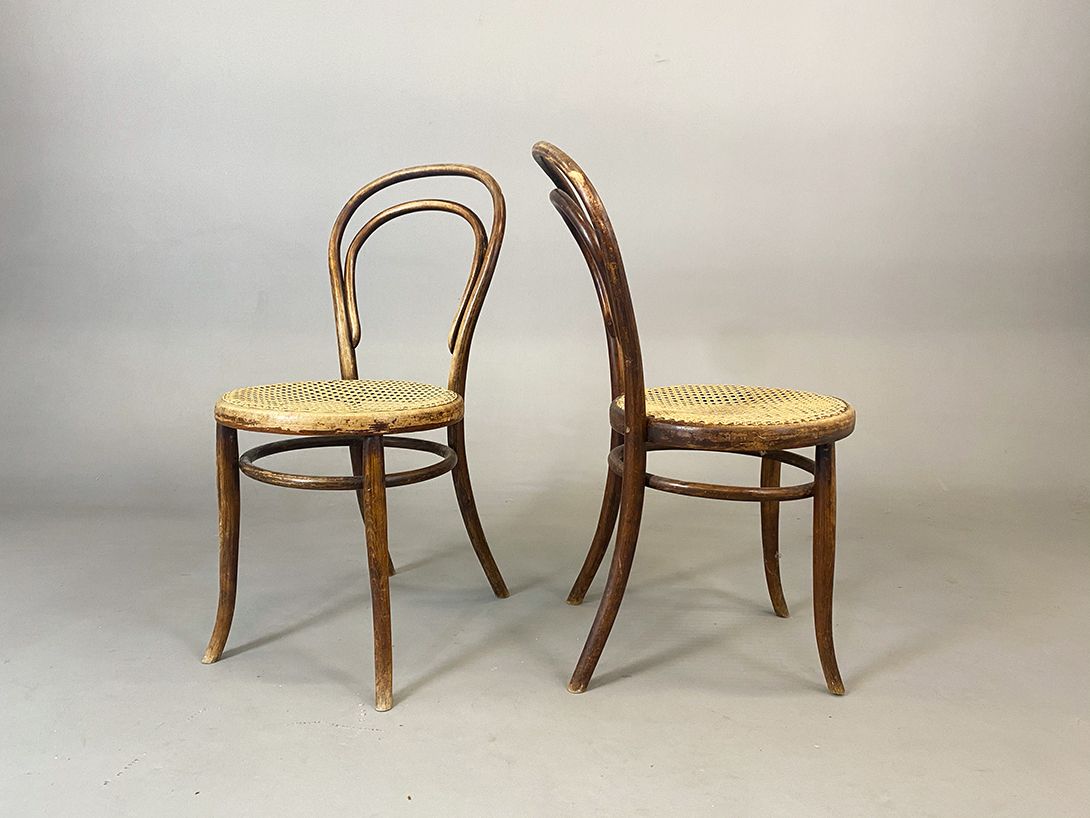 Foto Thonet Bentwood Chair Rattan Seat h90x42