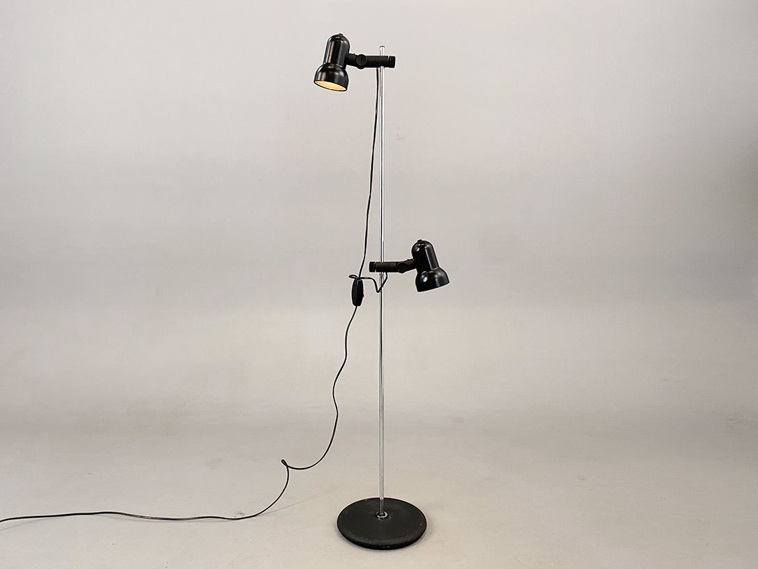 Foto 1970s Black Spots Floor Lamp h140