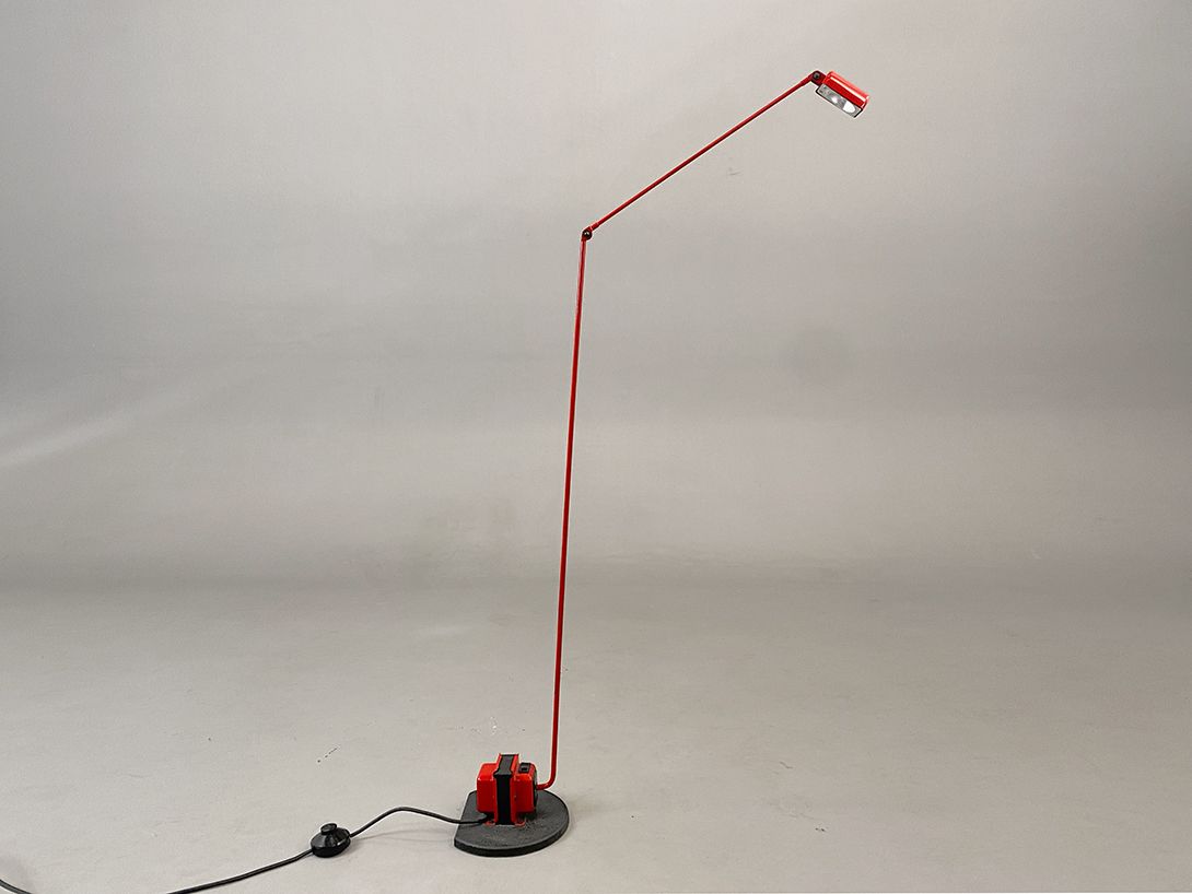 Foto Red Floor Lamp Lumina Daphine Classic 1975 h140 B2