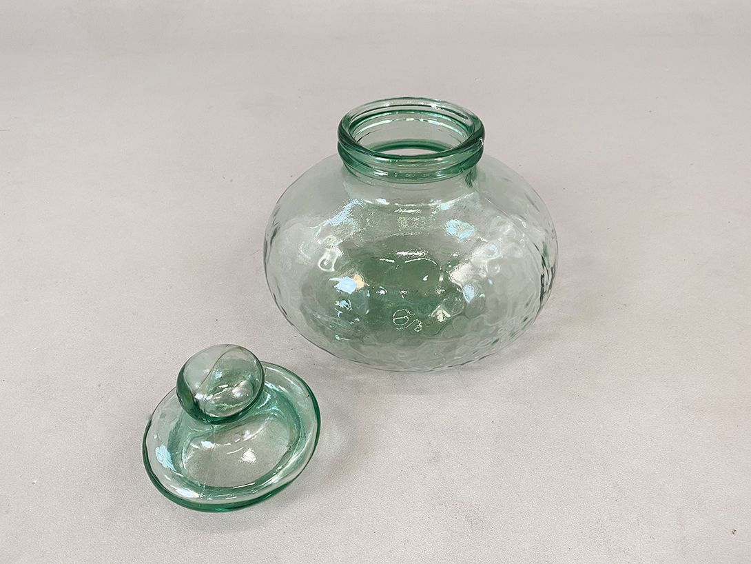 Foto Tinted Glass Candy Jar h28