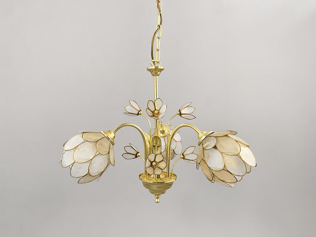 Foto Brass Hanging Flowers Chandelier ø54