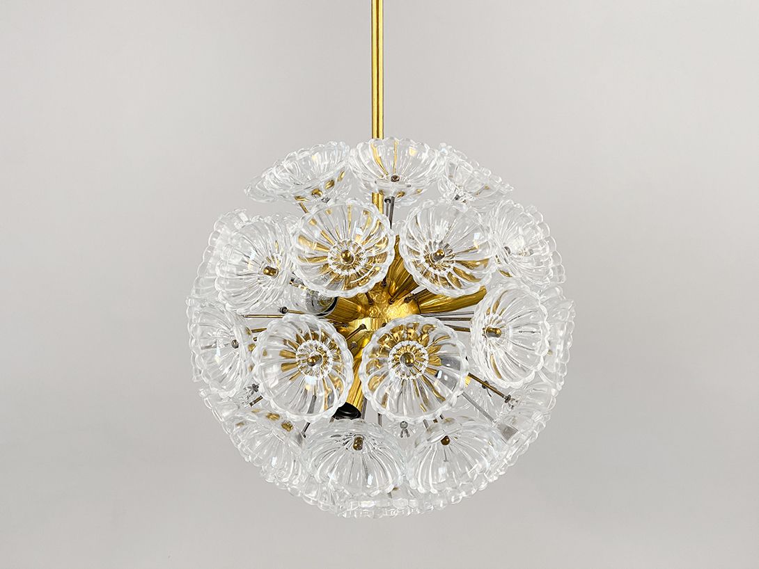 Foto Brass Flower Sputnik Pendant Lamp h115x47