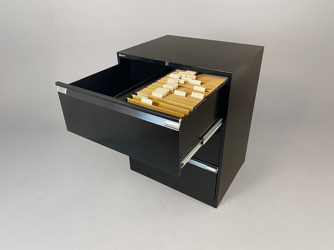 Foto Black Metal Sisley File Cabinet h100x80x62