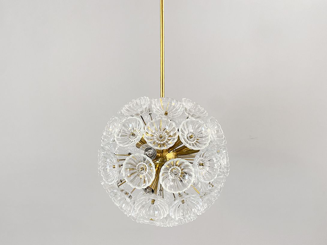 Foto Glass Flower Sputnik Lamp h97x43