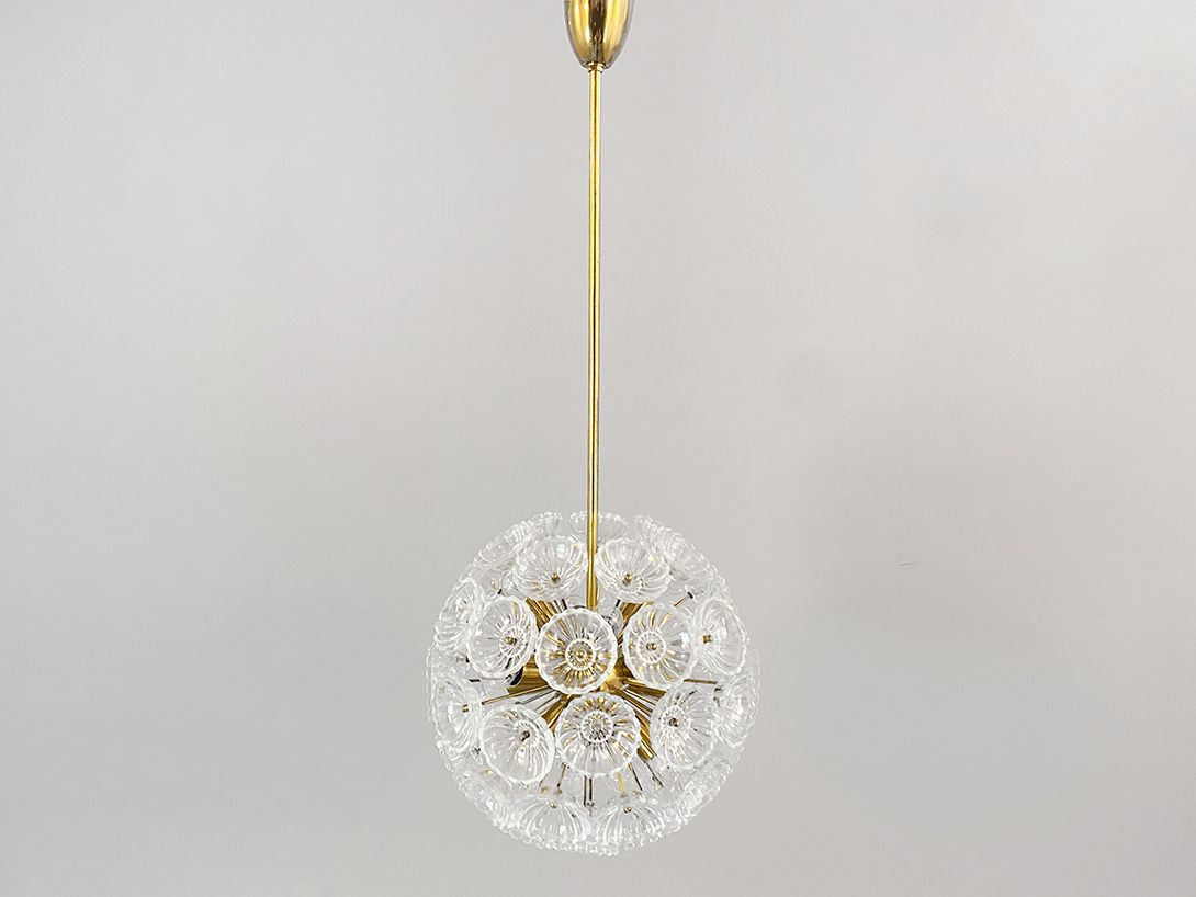 Foto Glass Flower Sputnik Lamp h97x43