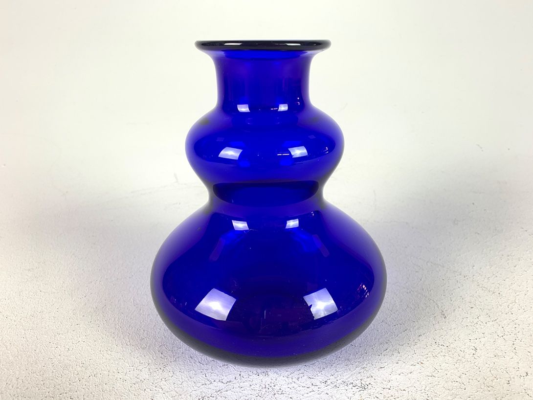 Foto Blue Glass Vase 1970 h18