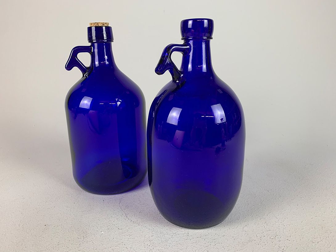 Foto Blue Glass Jug h30