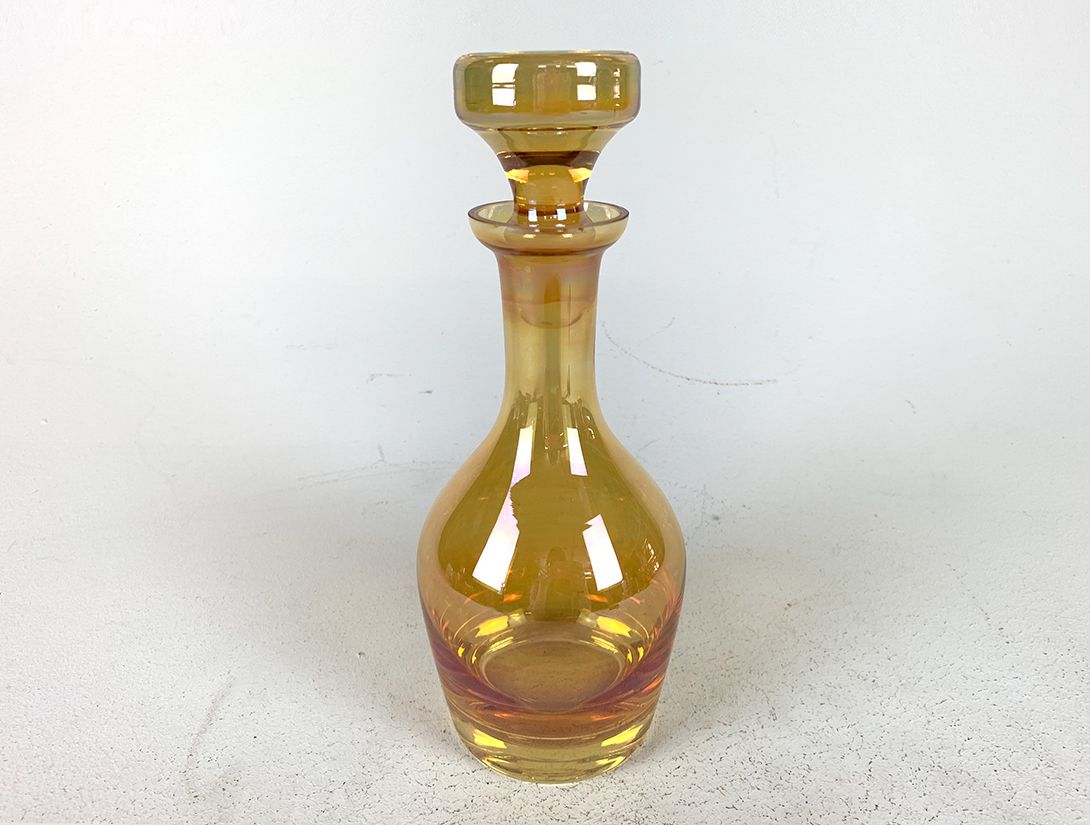 Foto Shiny Gold Orange Carafe h29