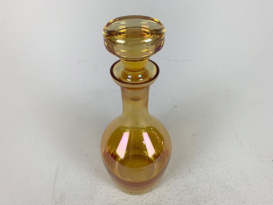 Foto Shiny Gold Orange Carafe h29