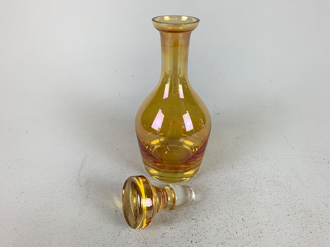 Foto Shiny Gold Orange Carafe h29