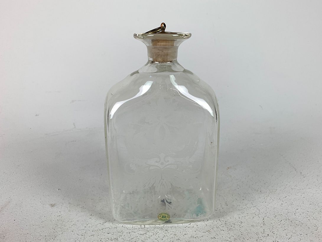 Foto Engraved Reijmyre Sweden Glass Carafe h19