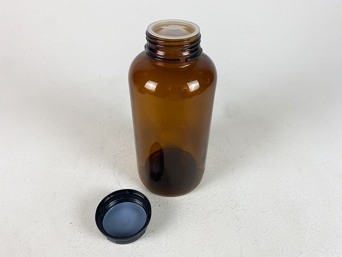 Foto Brown Pharmacy Bottle h29x13