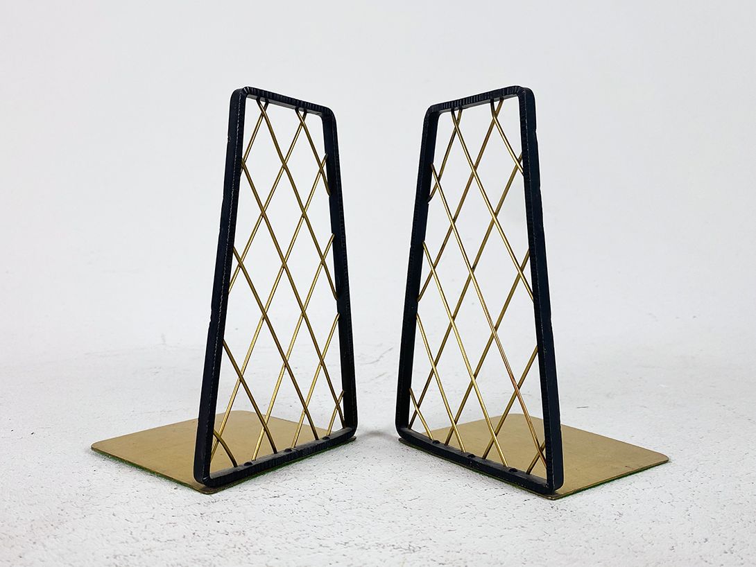 Foto Brass Gritted Bookends