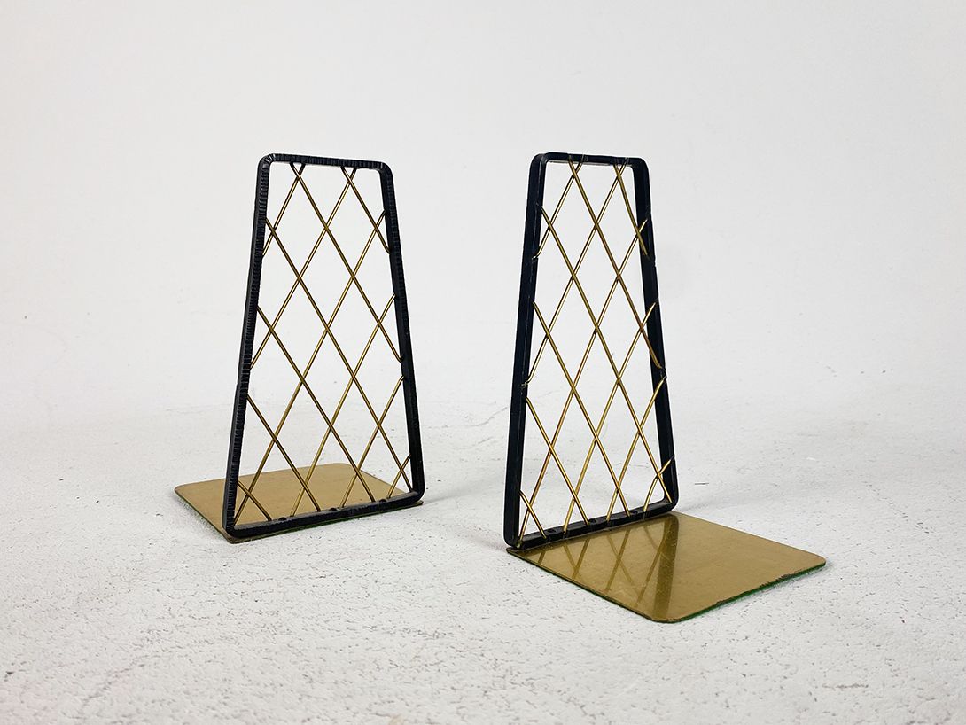 Foto Brass Gritted Bookends