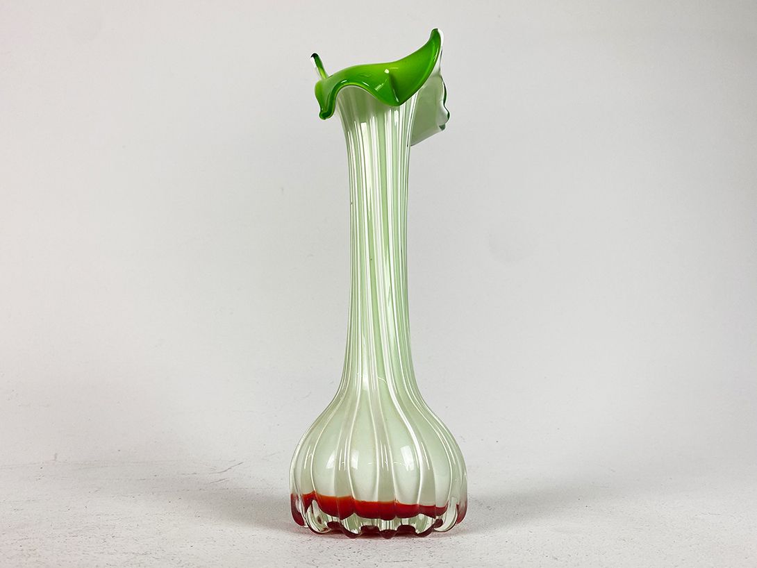 Foto Rhubarb Lookalike Glass Vase h30