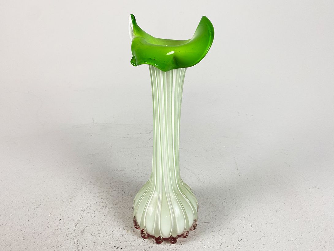 Foto Rhubarb Lookalike Glass Vase h30