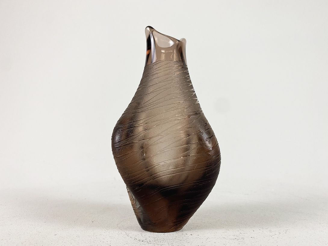 Foto Brown Glass Vase h21