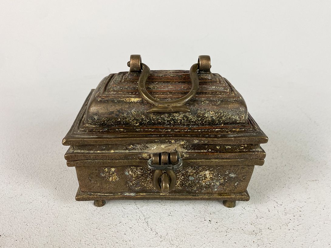 Foto Antique Chinese Tin Tableware h17x16x13