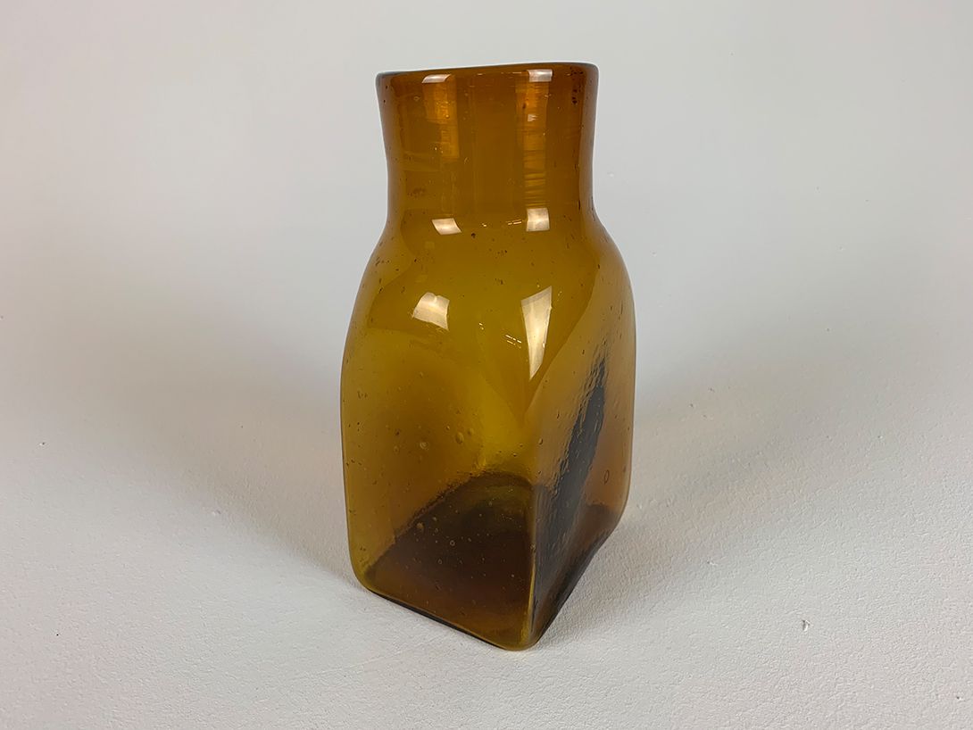 Foto Brown Apothecary Glass Bottle h24