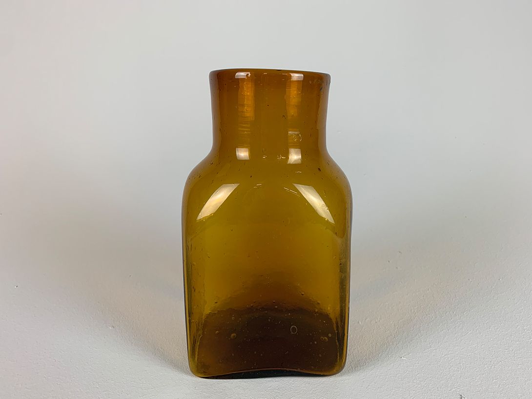 Foto Brown Apothecary Glass Bottle h24