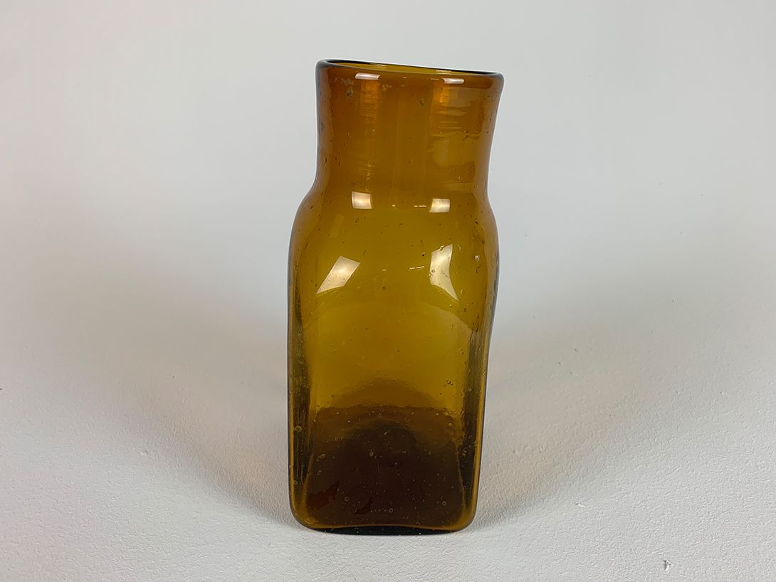 Foto Brown Apothecary Glass Bottle h24