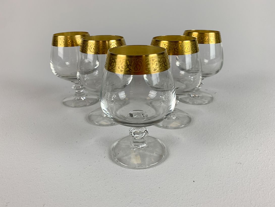 Foto Posh Gold Rim Cognac Glass h11