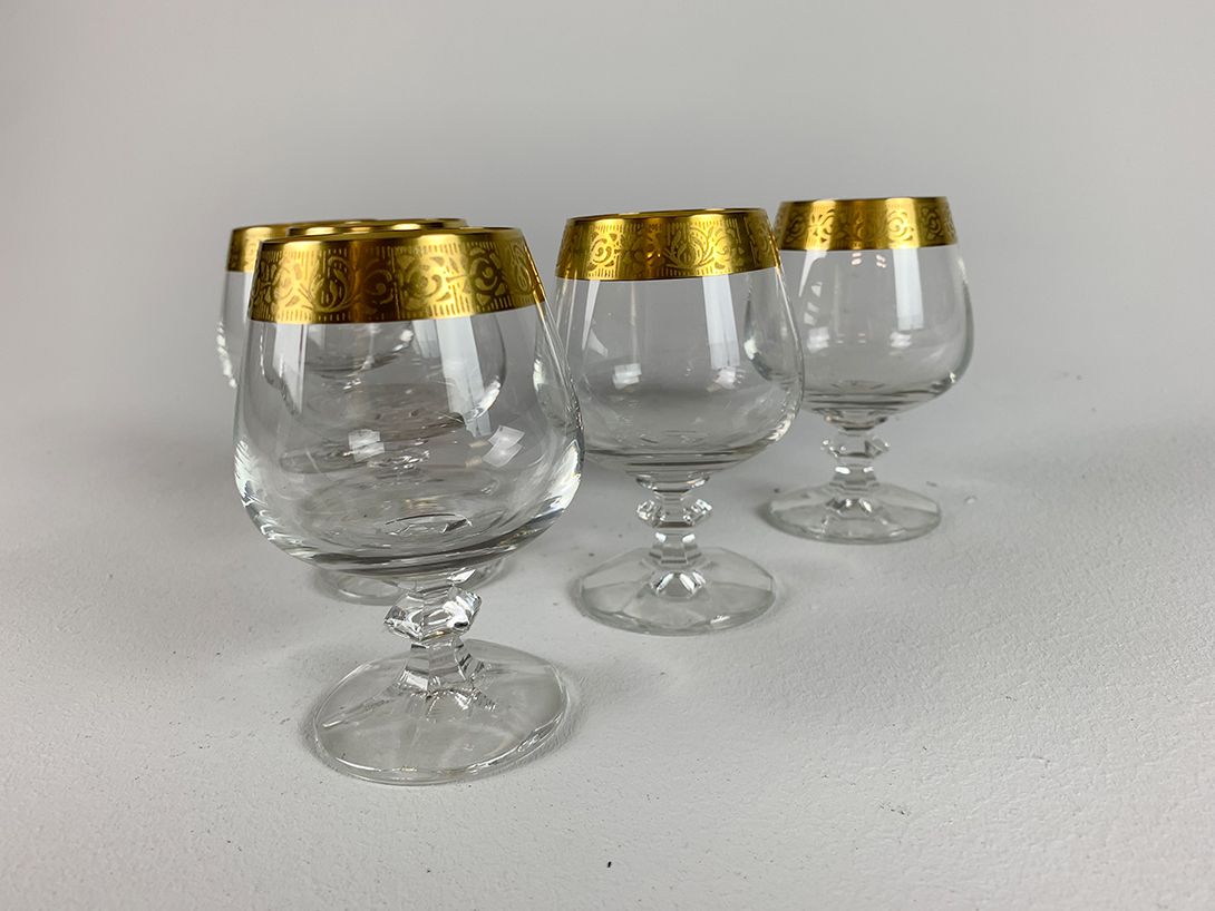 Foto Posh Gold Rim Cognac Glass h11
