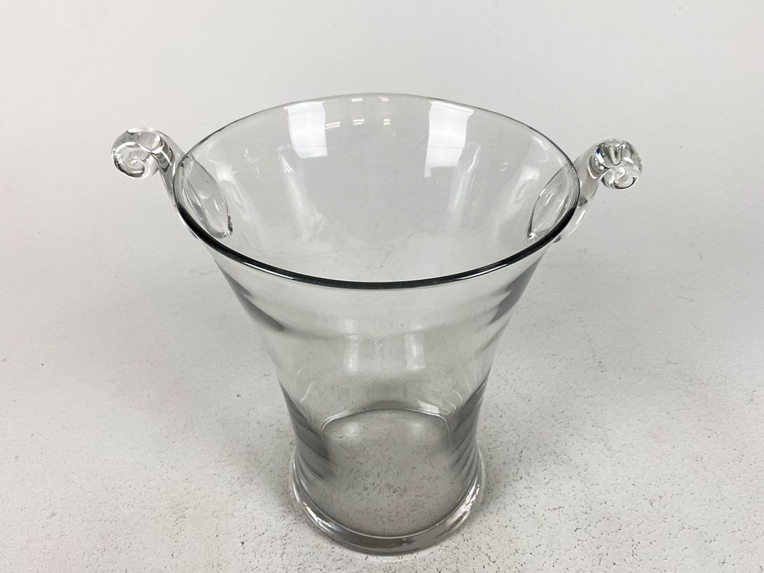 Foto Glass Vase with Handles h26
