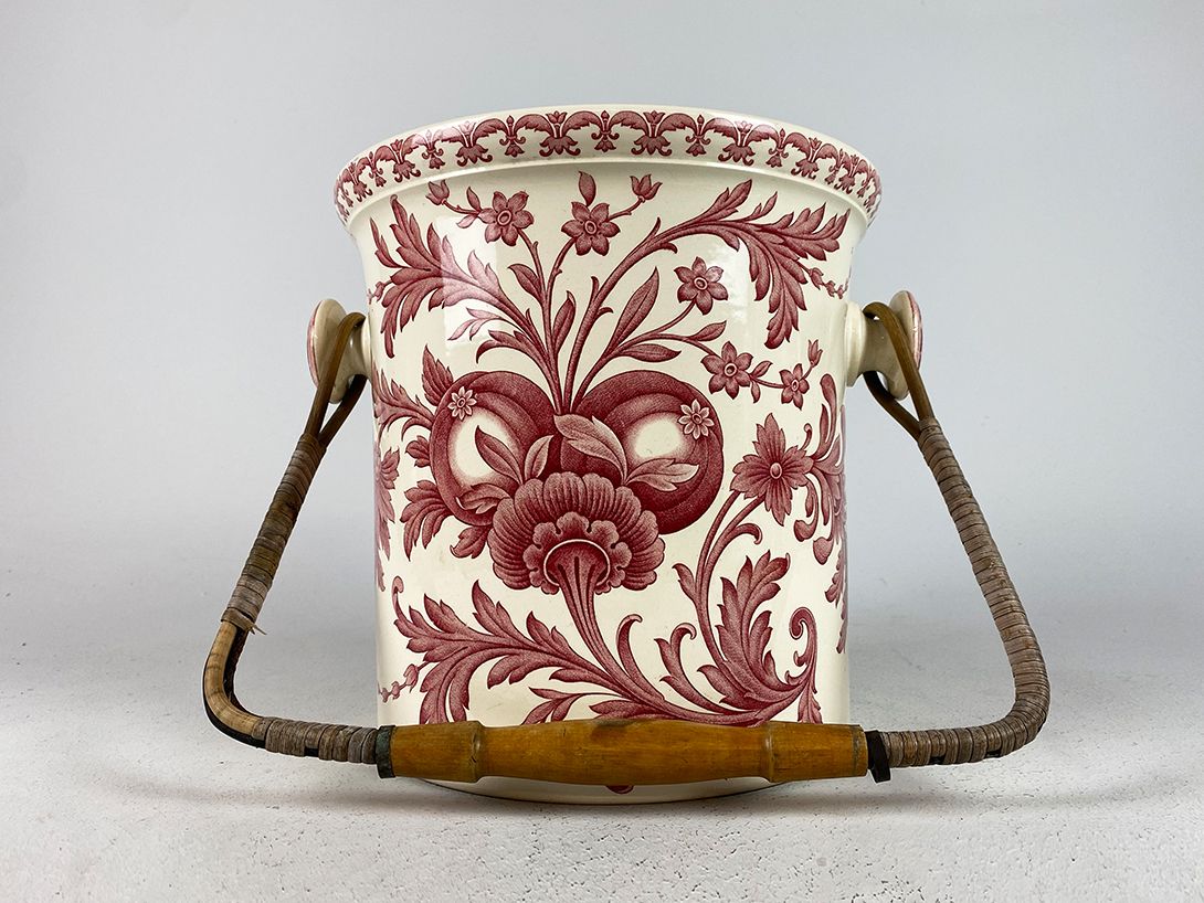 Foto Delicate Porcelain Wine Cooler, Dresden 1890, h28x28 //