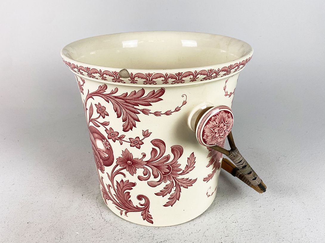 Foto Delicate Porcelain Wine Cooler, Dresden 1890, h28x28 //