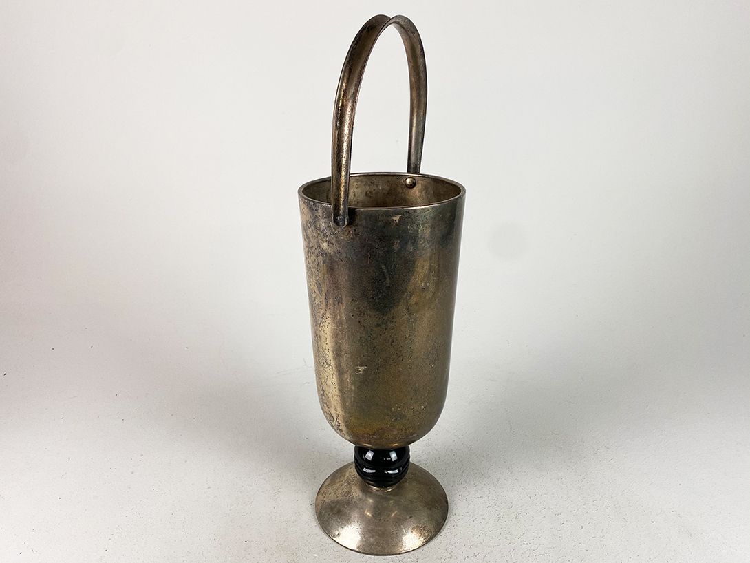 Foto Steel Standing Ice Bucket h45x18