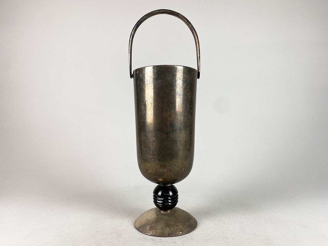 Foto Steel Standing Ice Bucket h45x18