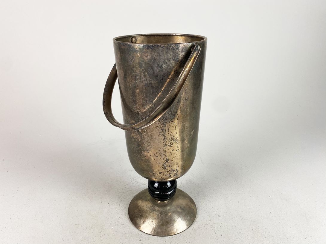Foto Steel Standing Ice Bucket h45x18