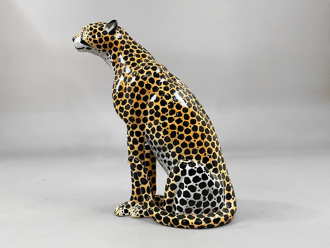 Foto Porcelain Leopard Statue, Italy