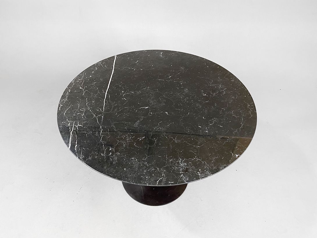 Foto Saarinen Black Marble Top Dining Table h74x106 //
