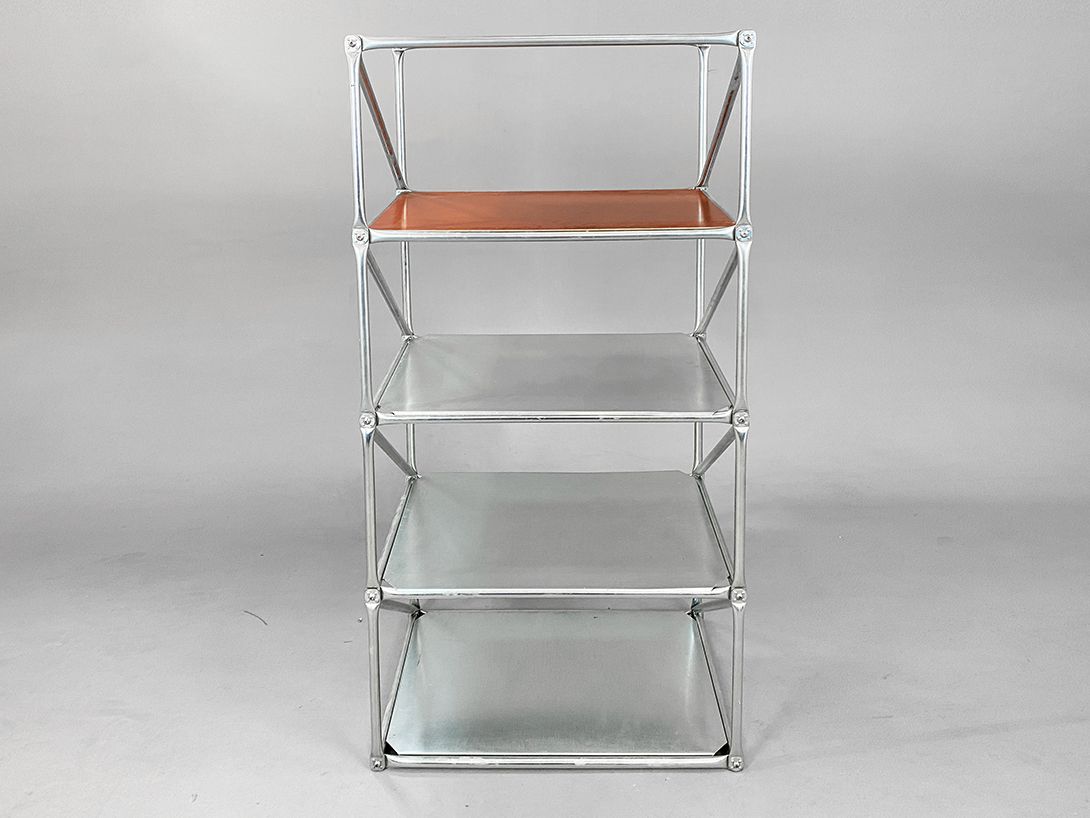 Foto Industrial System 180 Shelf, Wood and Steel h147
