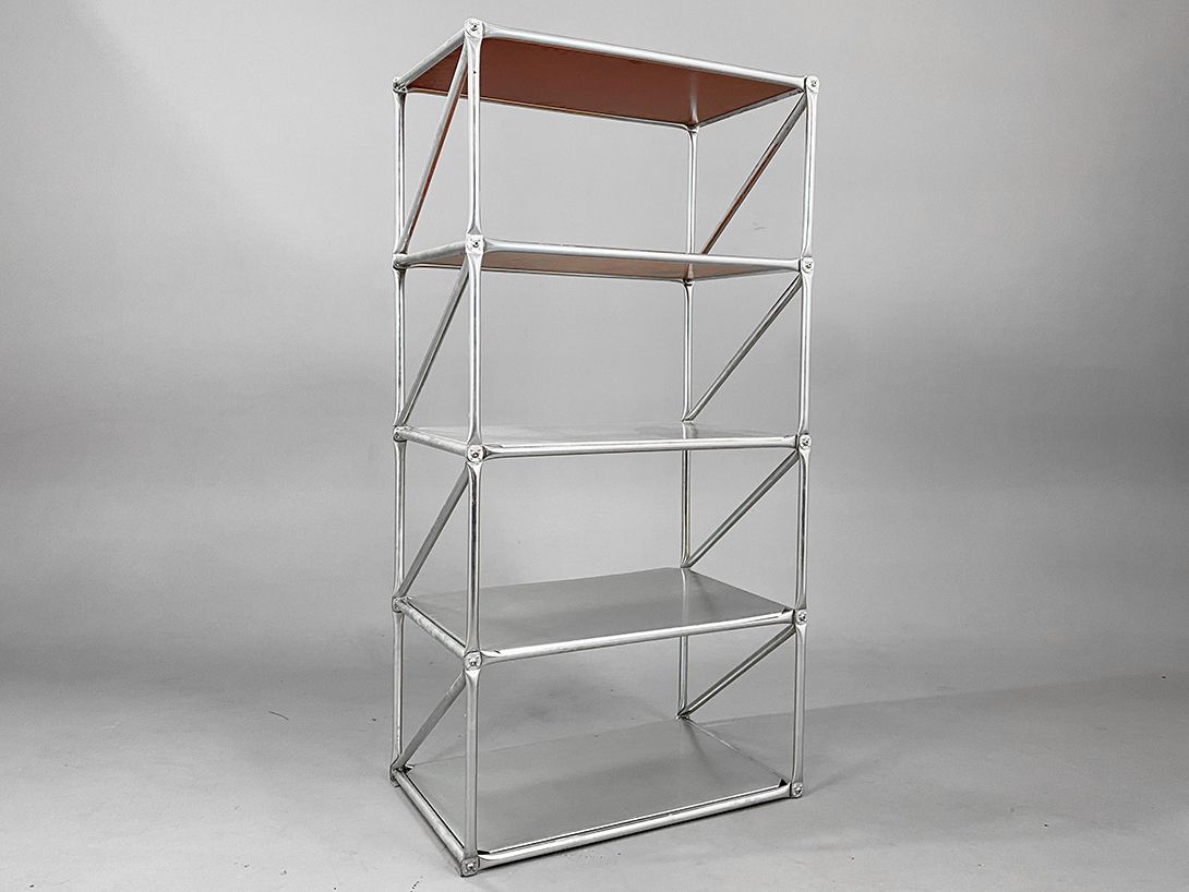 Foto Industrial System 180 Shelf, Wood and Steel h147