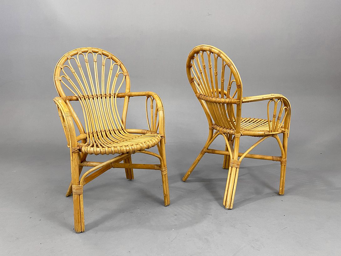 Foto Bamboo Armchair h91