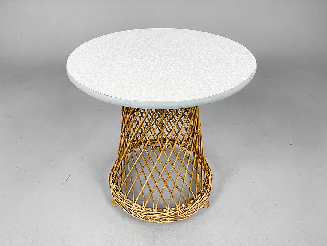 Foto Basket Foot Side Table h63x60