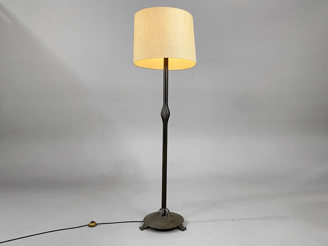 Foto Floor Lamp with Beige Shade h163 G2
