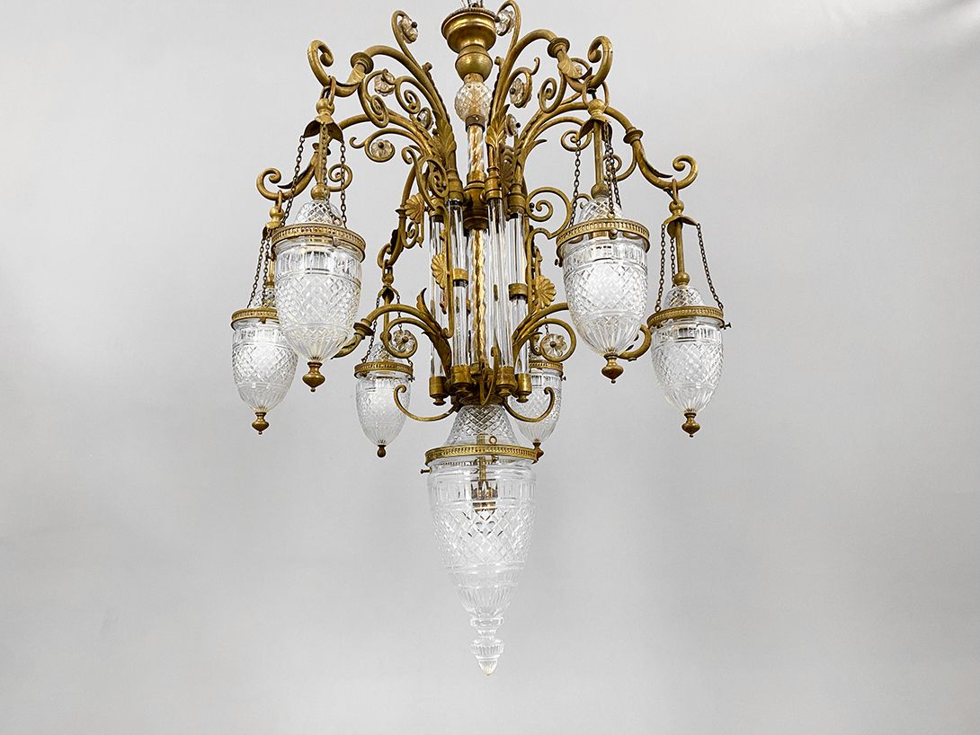 Foto Brass and Glass Chandelier ø80